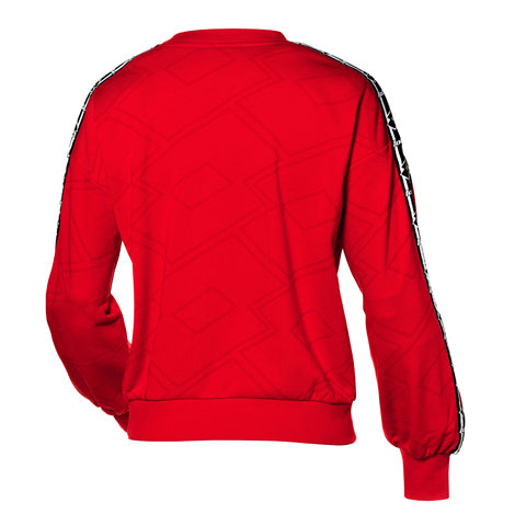 Athletica Classic W Sweat Rn Flame Red
