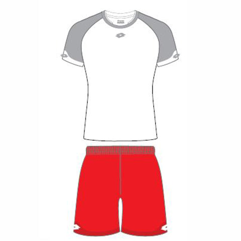 Delta Plus Soccer Kit Set Of 14 - White, Grey & Red