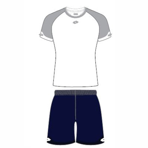 Delta Plus Soccer Kit Set Of 14 - White, Grey & Navy Blue