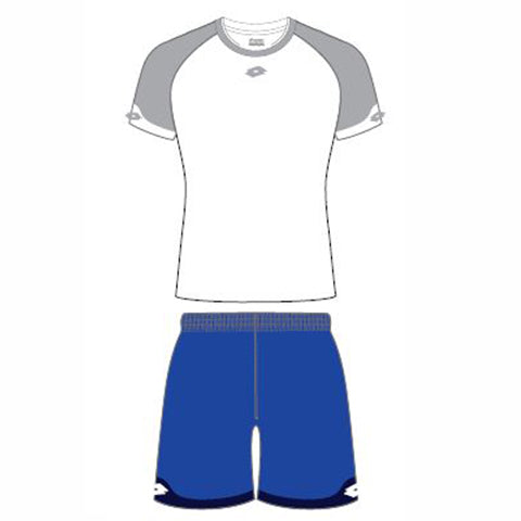 Delta Plus Soccer Kit Set Of 14 - White, Grey & Royal Blue